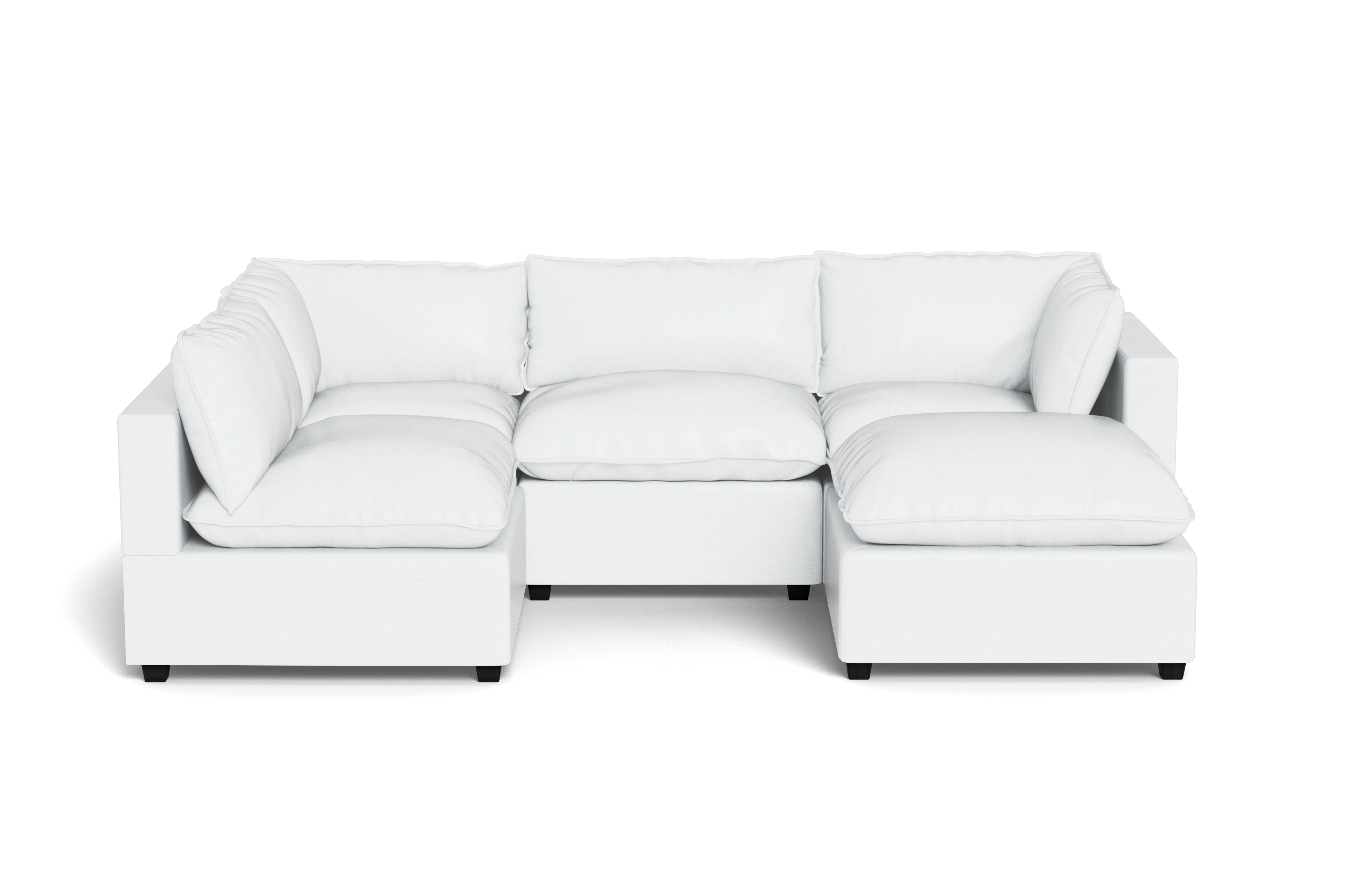 Mi Casa Furniture Pillow Cushion L-Shape + Ottoman