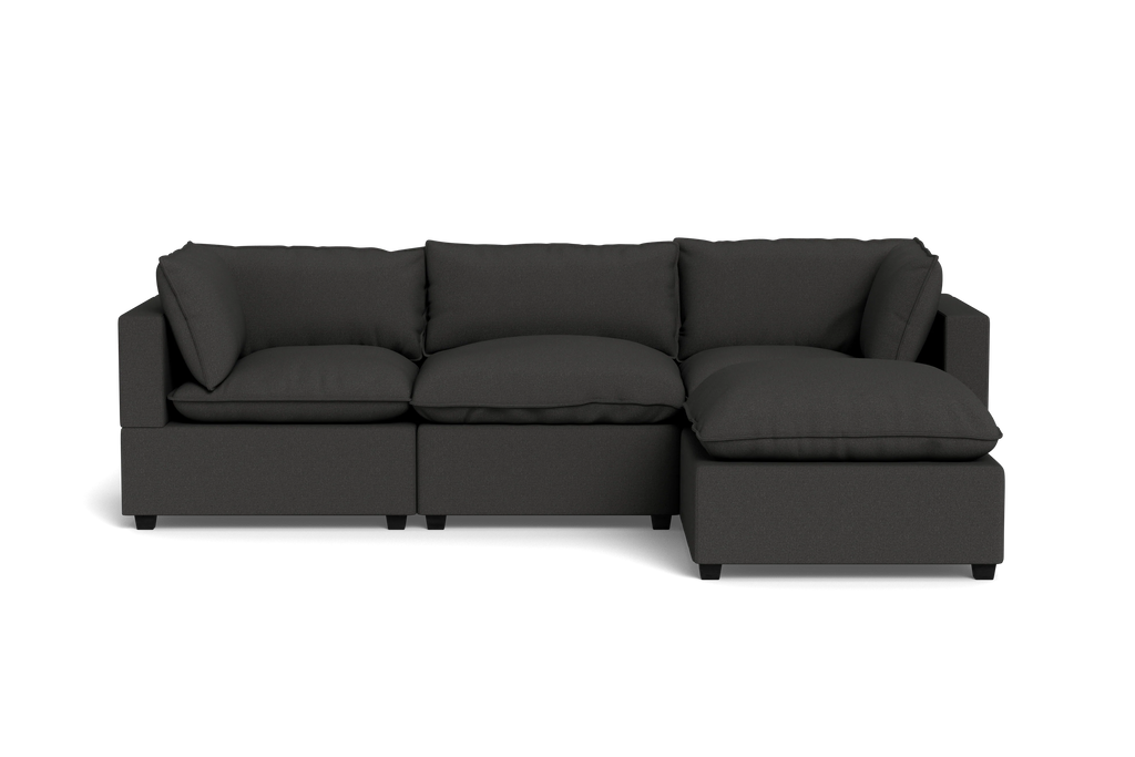 Mi Casa Furniture Pillow Cushion Sofa 122" + Ottoman