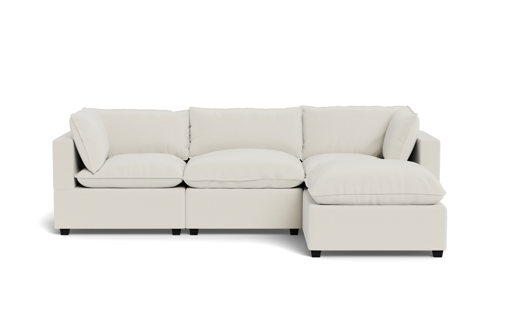 Mi Casa Furniture Pillow Cushion Sofa 122" + Ottoman