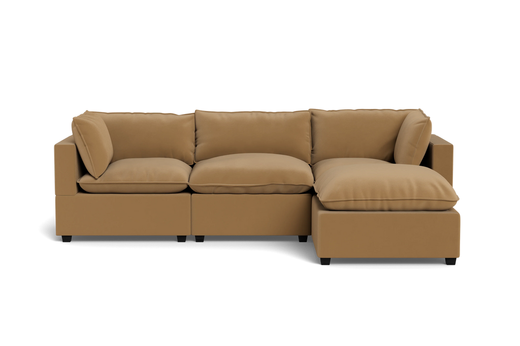 Mi Casa Furniture Pillow Cushion Sofa 122" + Ottoman