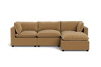 Mi Casa Furniture Pillow Cushion Sofa 122" + Ottoman
