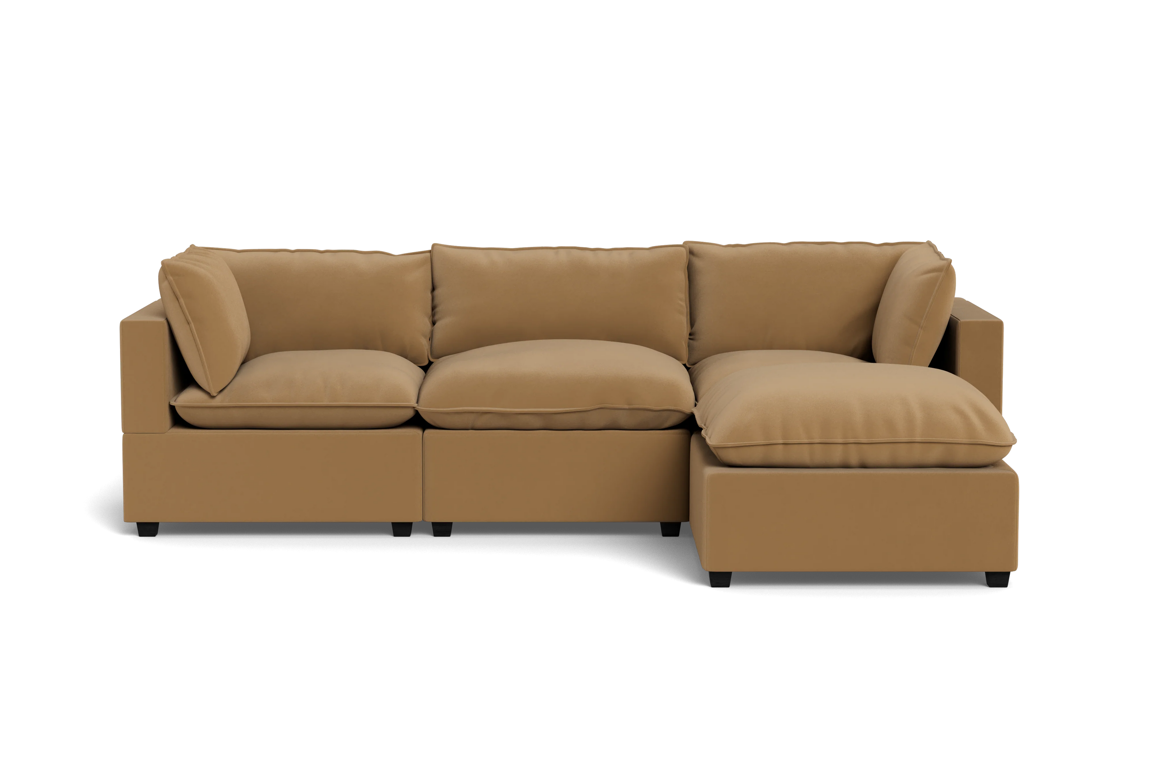 Mi Casa Furniture Pillow Cushion Sofa 122" + Ottoman