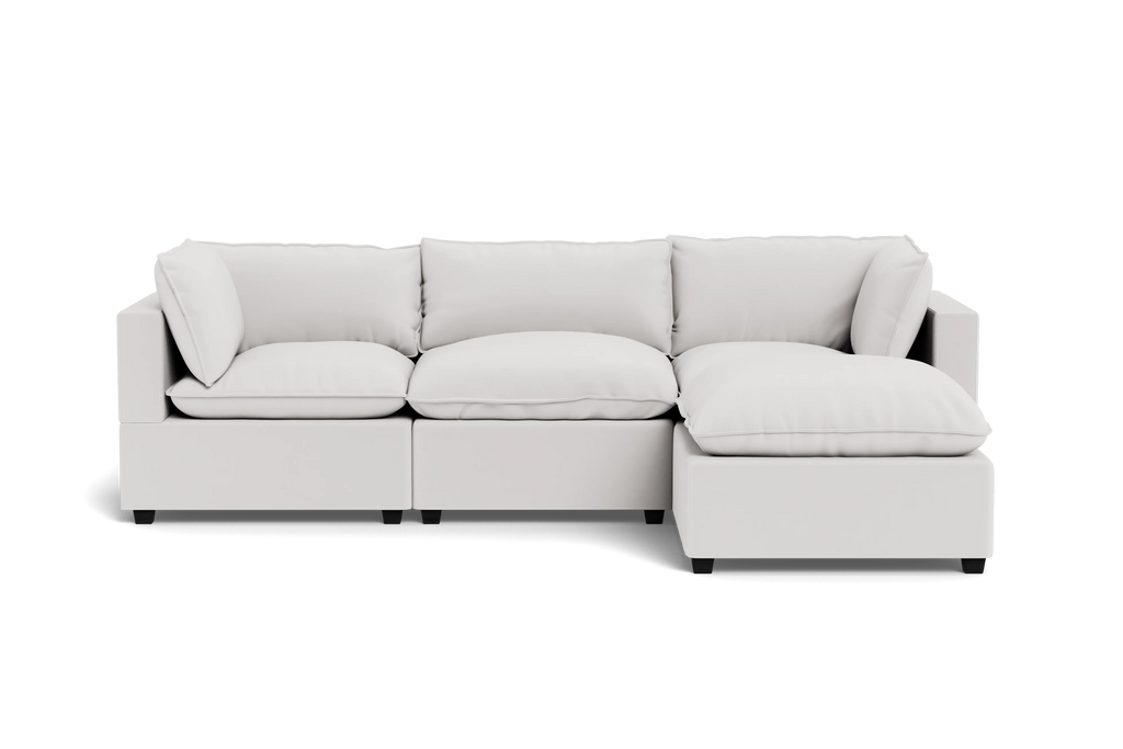 Mi Casa Furniture Pillow Cushion Sofa 122" + Ottoman