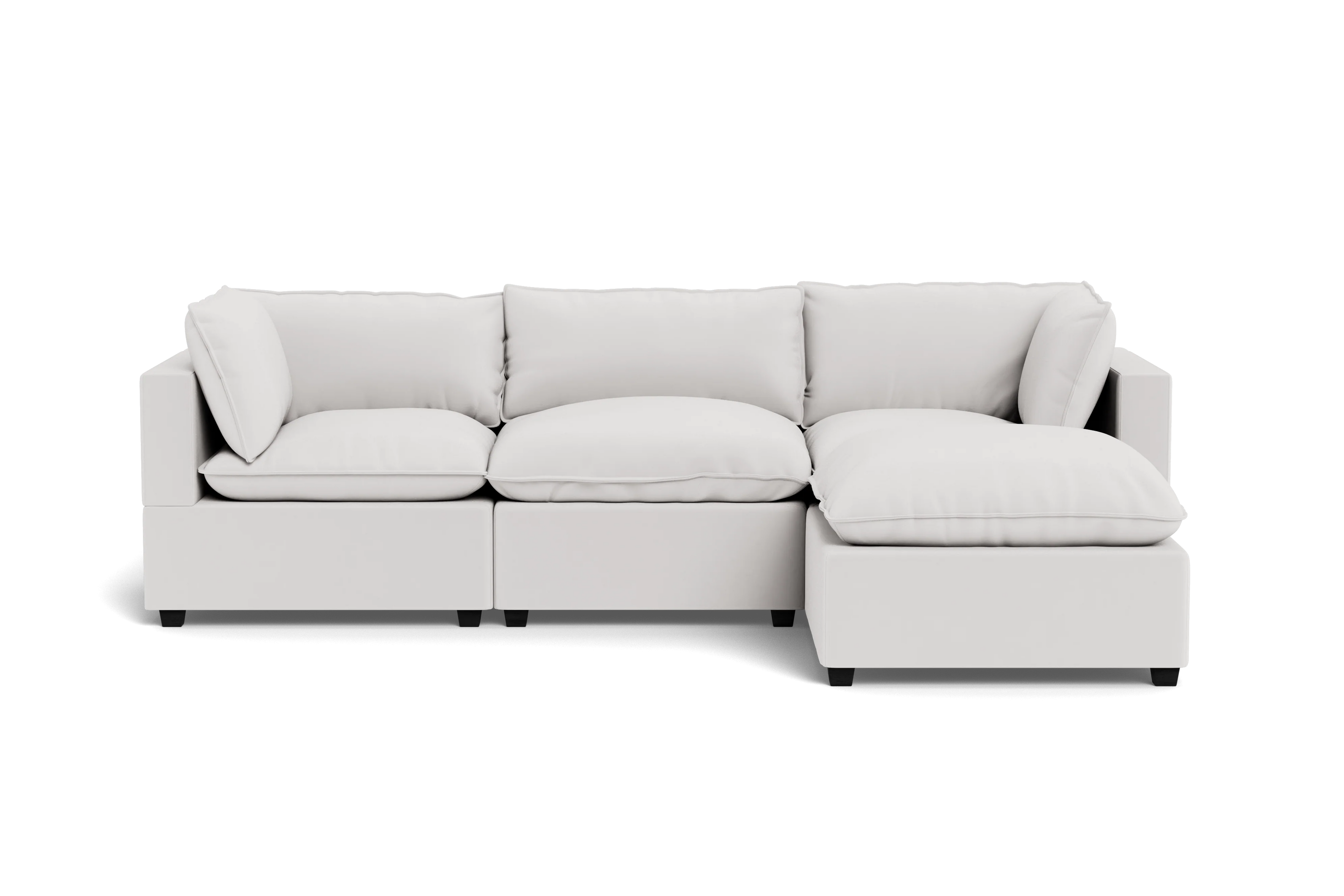 Mi Casa Furniture Pillow Cushion Sofa 122" + Ottoman