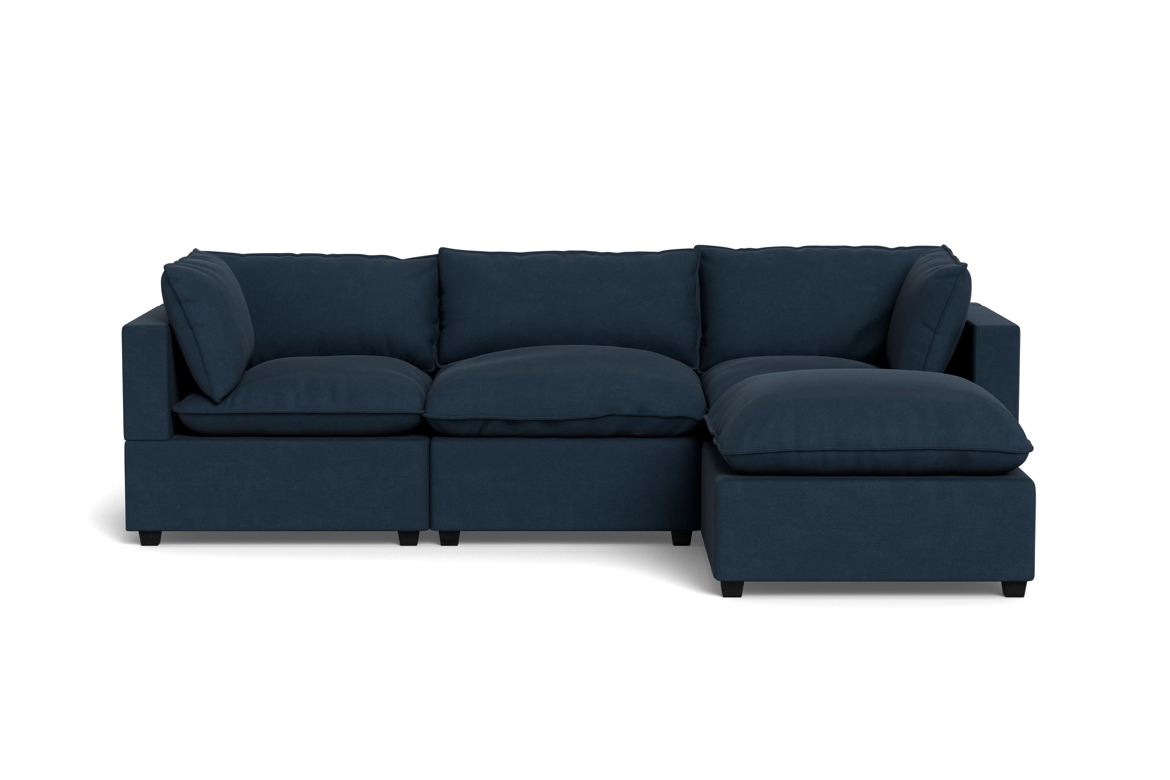 Mi Casa Furniture Pillow Cushion Sofa 122" + Ottoman