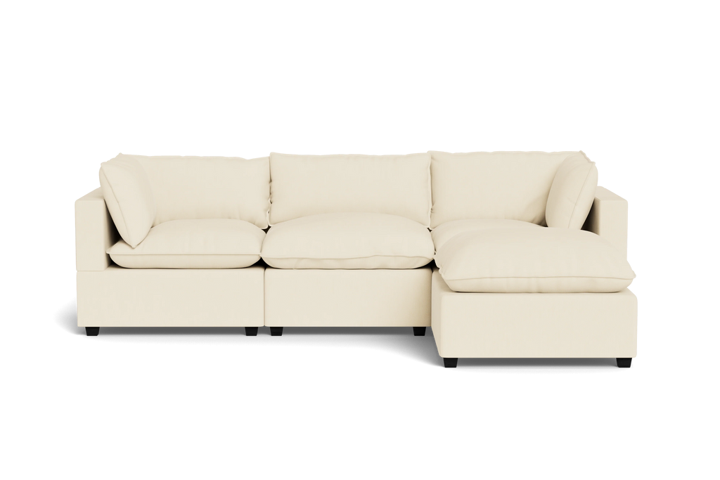 Mi Casa Furniture Pillow Cushion Sofa 122" + Ottoman