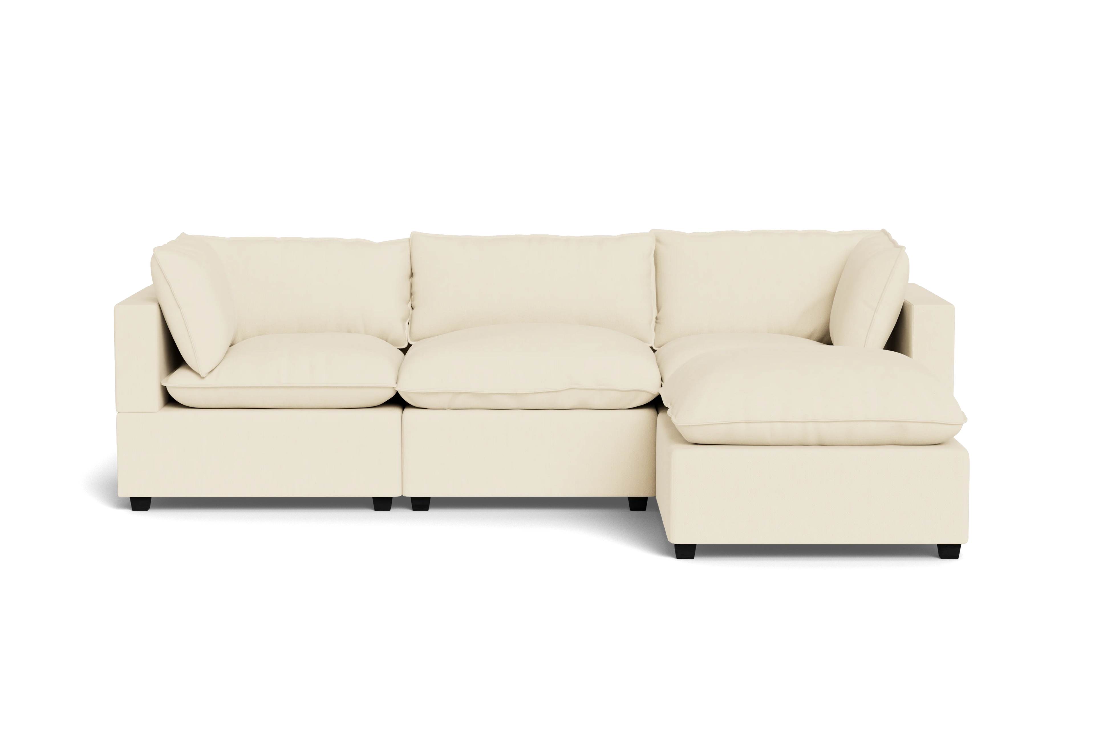 Mi Casa Furniture Pillow Cushion Sofa 122" + Ottoman