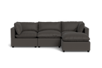 Mi Casa Furniture Pillow Cushion Sofa 122" + Ottoman