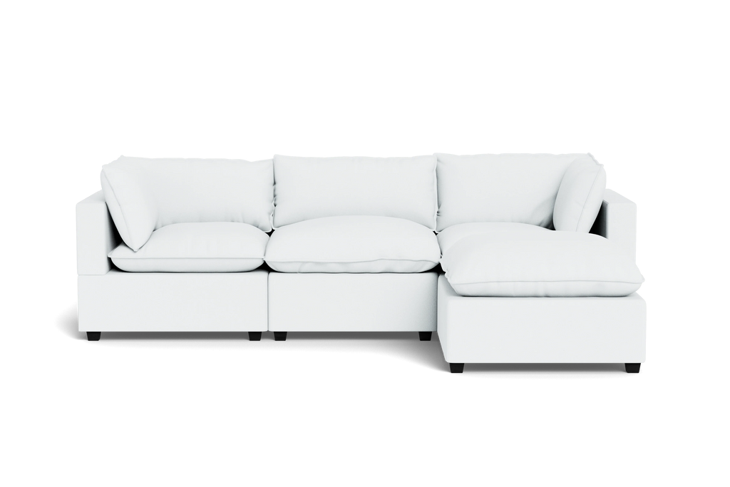 Mi Casa Furniture Pillow Cushion Sofa 122" + Ottoman