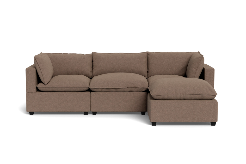 Mi Casa Furniture Pillow Cushion Sofa 122" + Ottoman