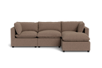 Mi Casa Furniture Pillow Cushion Sofa 122" + Ottoman