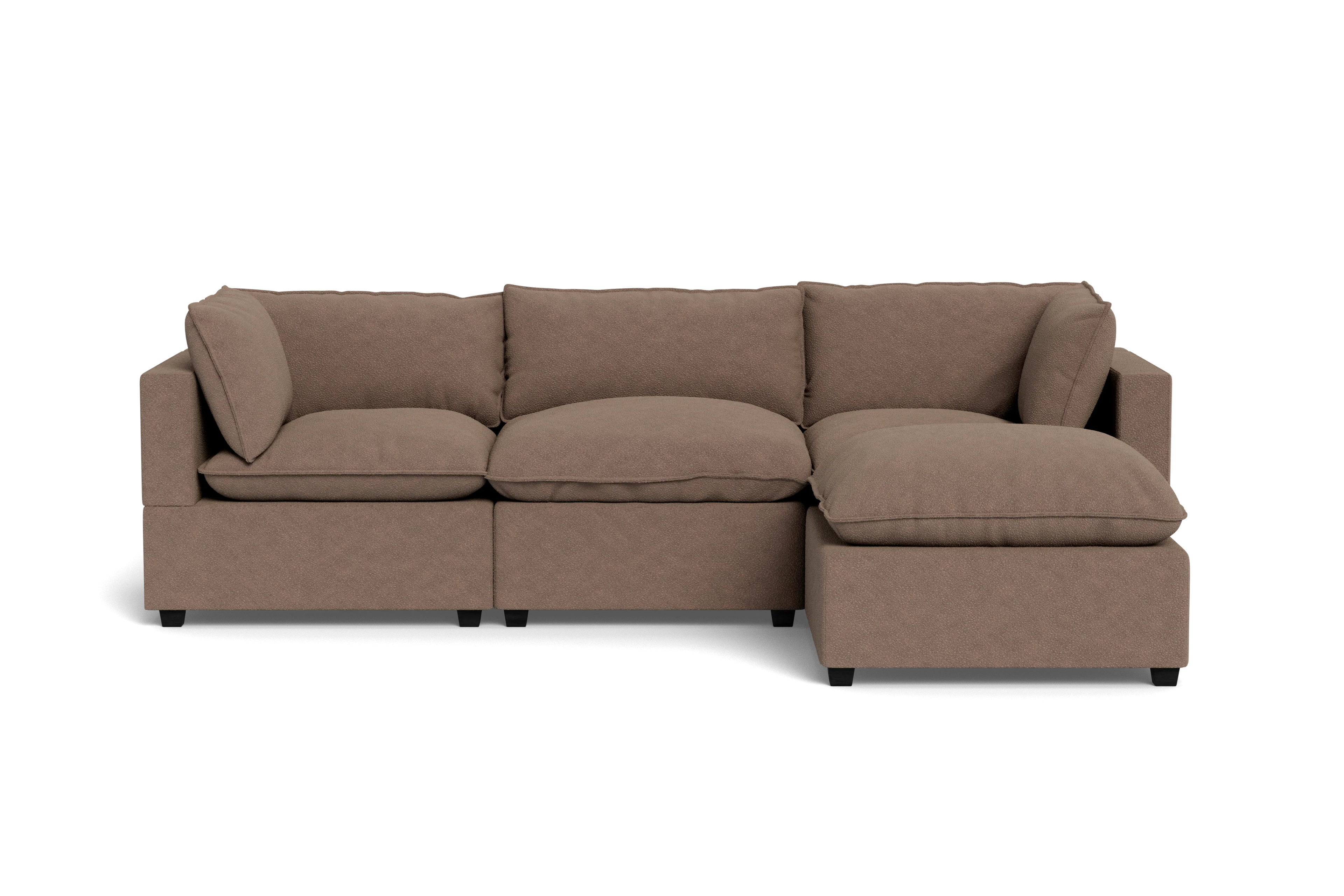 Mi Casa Furniture Pillow Cushion Sofa 122" + Ottoman