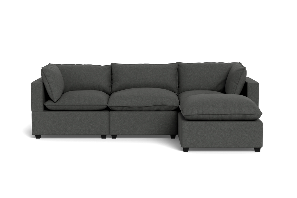 Mi Casa Furniture Pillow Cushion Sofa 122" + Ottoman