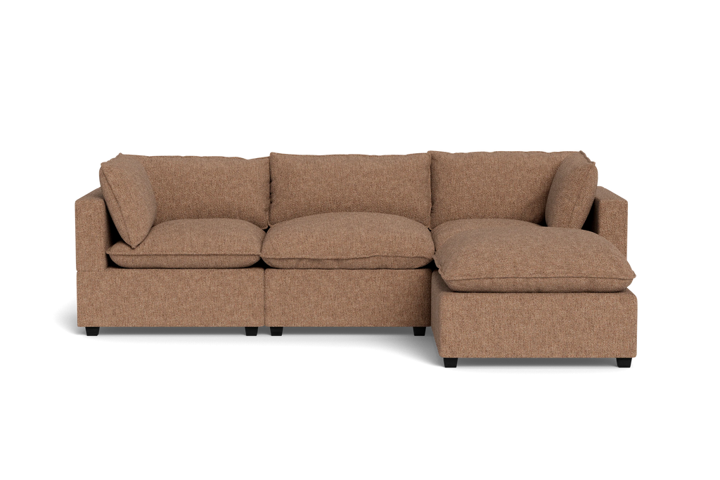 Mi Casa Furniture Pillow Cushion Sofa 122" + Ottoman