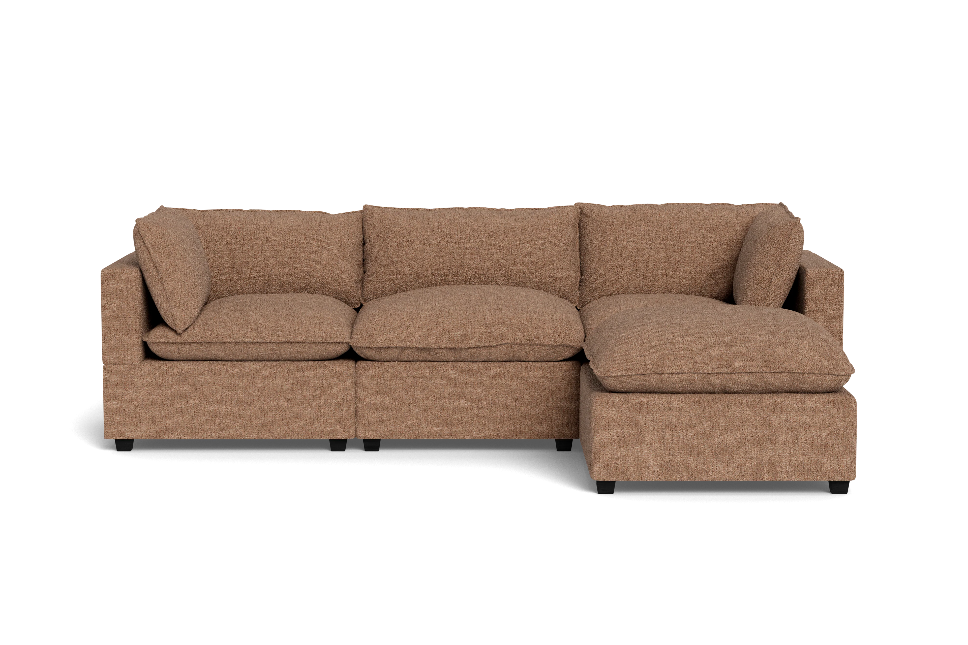 Mi Casa Furniture Pillow Cushion Sofa 122" + Ottoman