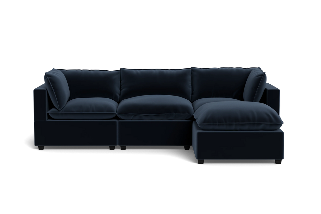 Mi Casa Furniture Pillow Cushion Sofa 122" + Ottoman