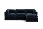 Mi Casa Furniture Pillow Cushion Sofa 122" + Ottoman