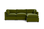 Mi Casa Furniture Pillow Cushion Sofa 122" + Ottoman