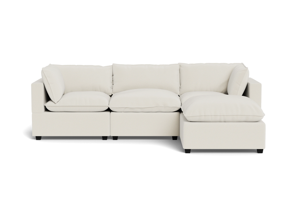 Mi Casa Furniture Pillow Cushion Sofa 122" + Ottoman