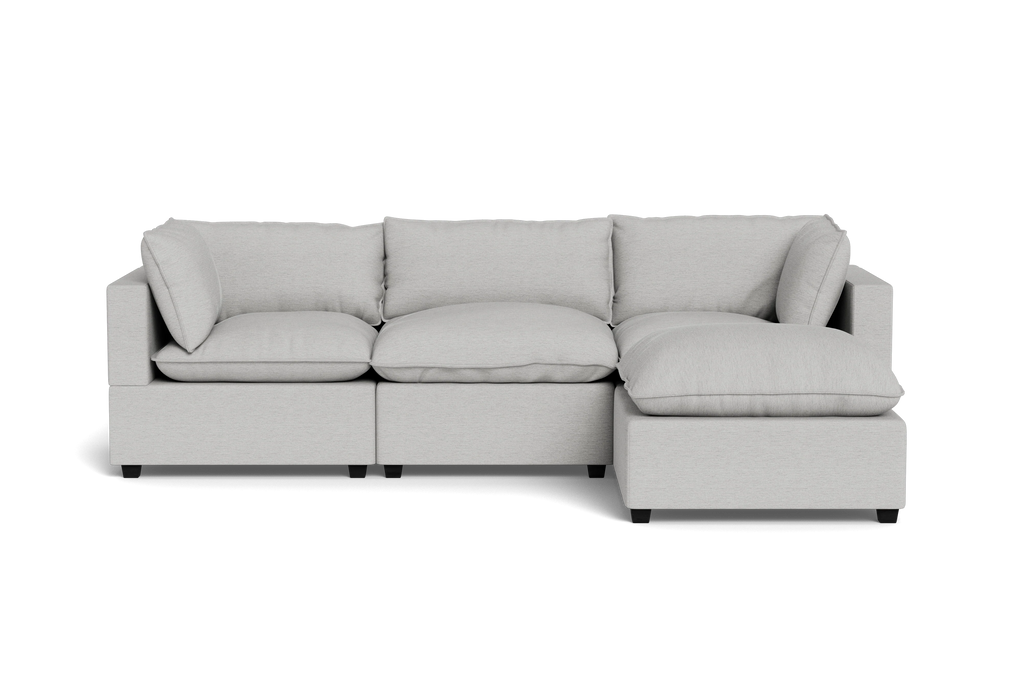 Mi Casa Furniture Pillow Cushion Sofa 122" + Ottoman
