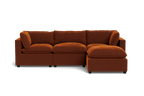 Mi Casa Furniture Pillow Cushion Sofa 122" + Ottoman