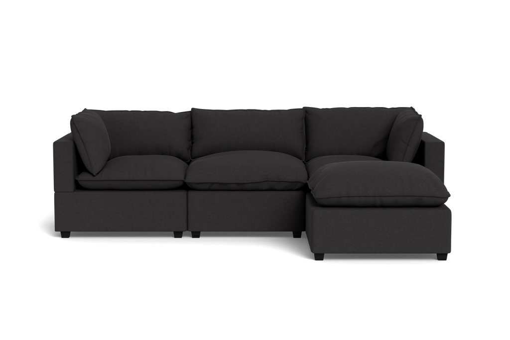 Mi Casa Furniture Pillow Cushion Sofa 122" + Ottoman