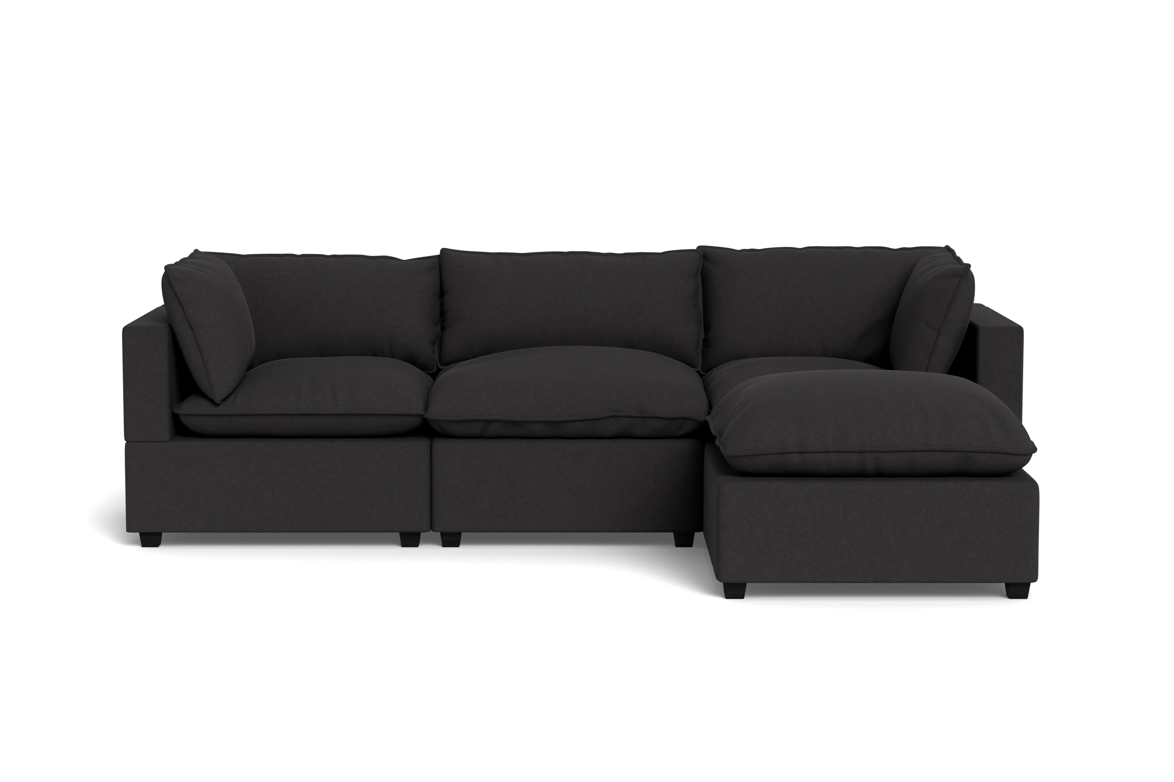 Mi Casa Furniture Pillow Cushion Sofa 122" + Ottoman