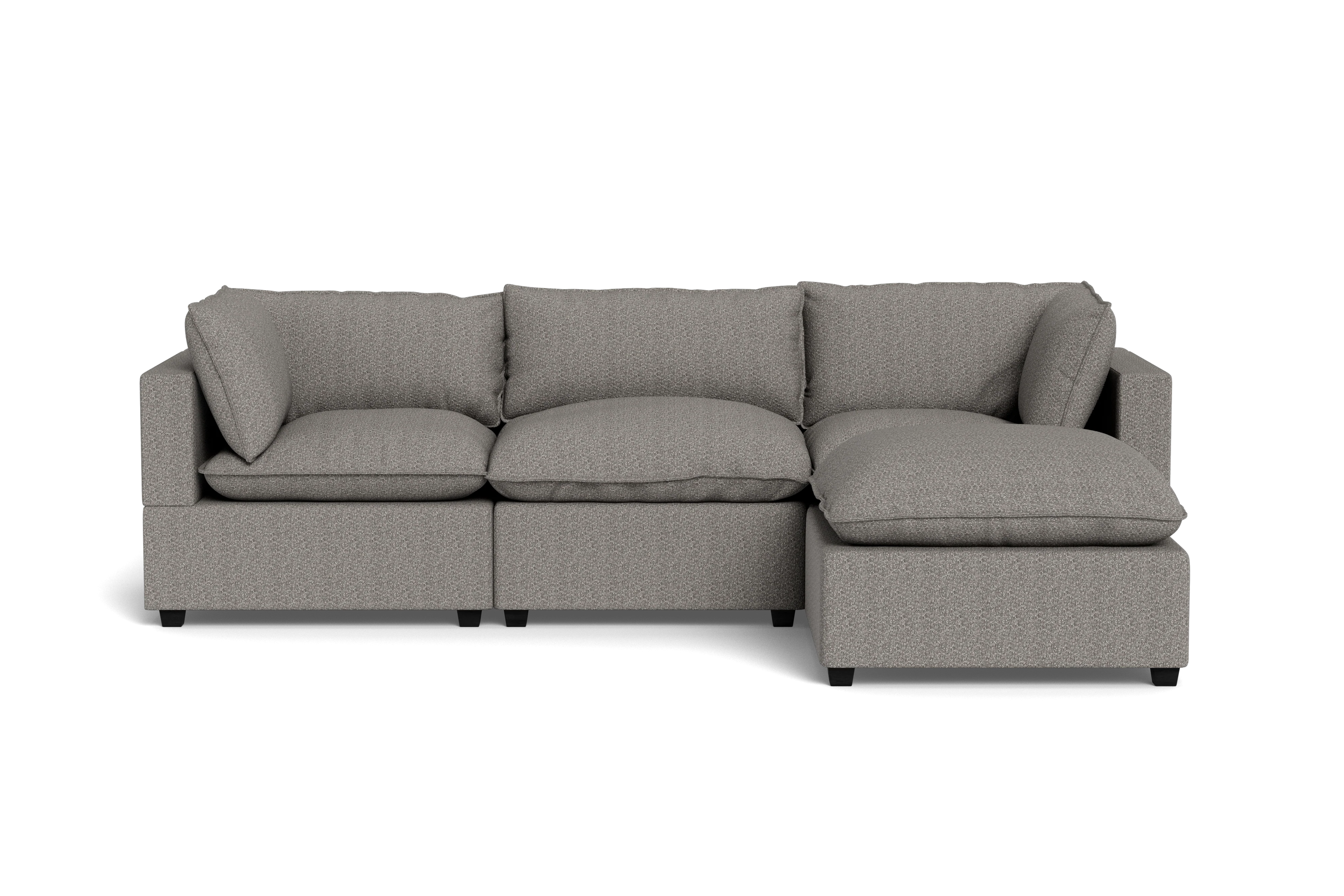 Mi Casa Furniture Pillow Cushion Sofa 122" + Ottoman