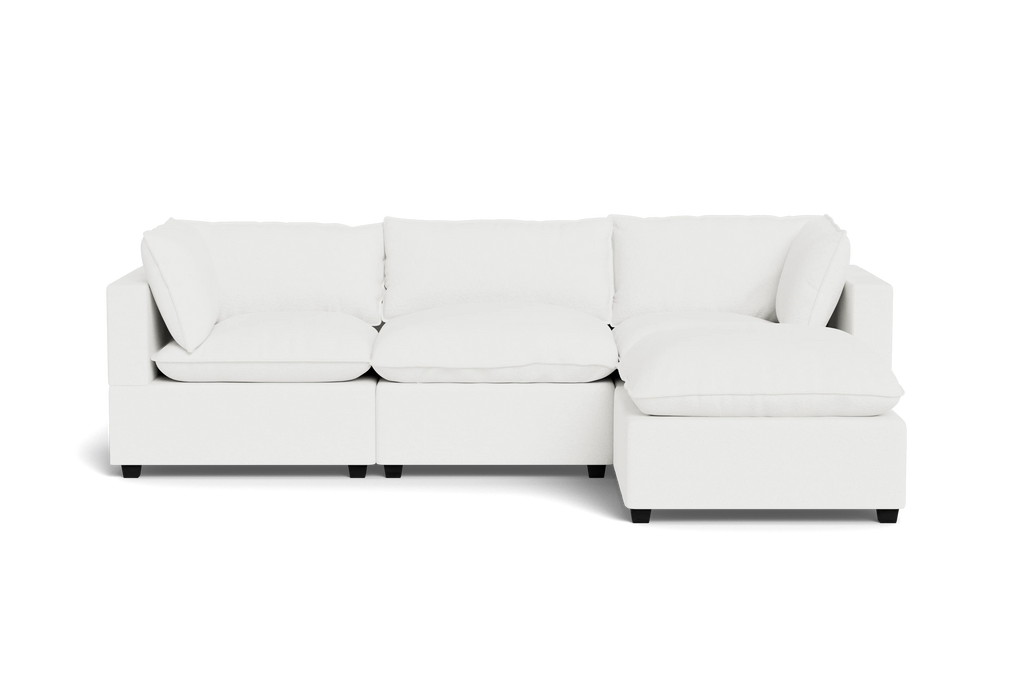 Mi Casa Furniture Pillow Cushion Sofa 122" + Ottoman