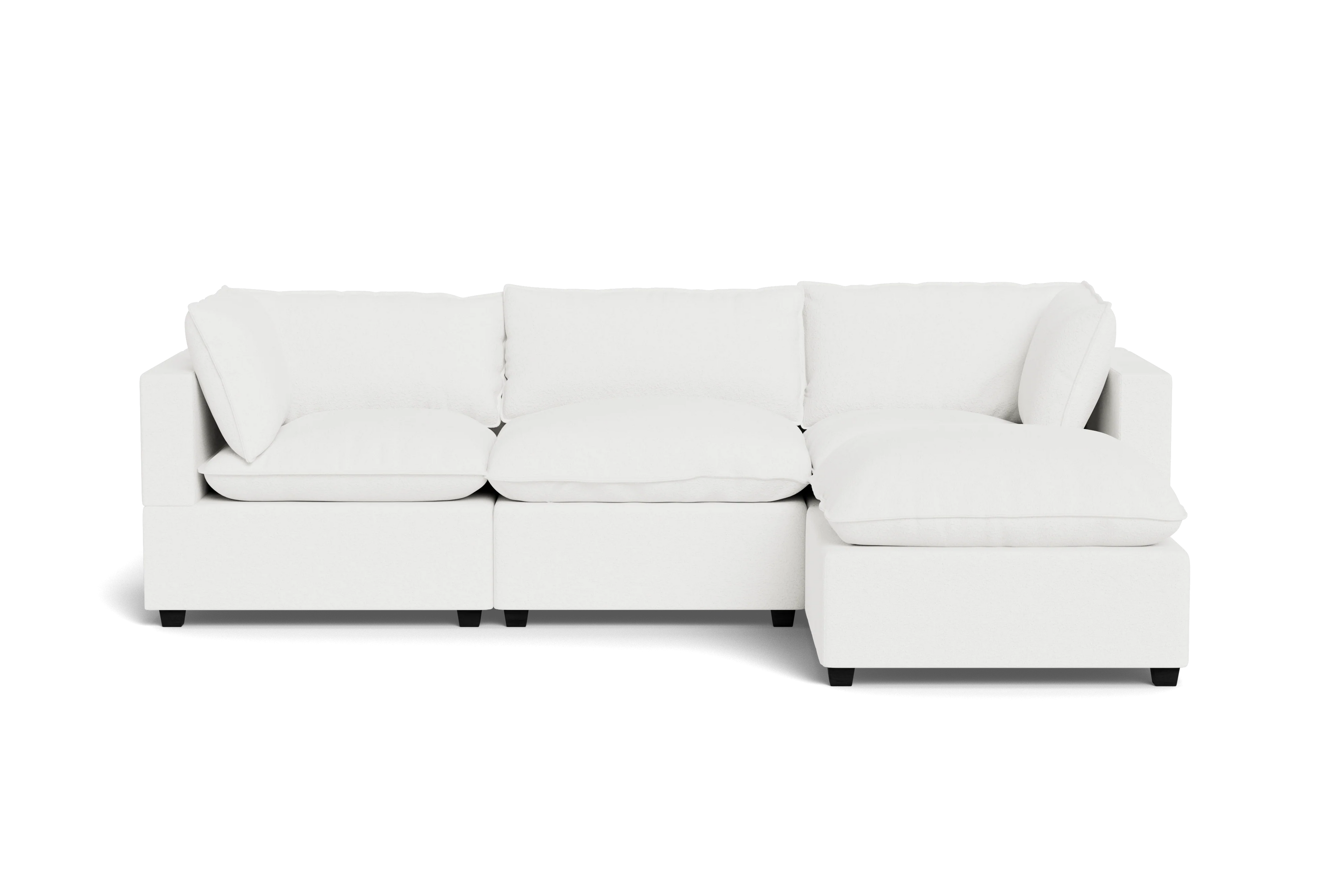 Mi Casa Furniture Pillow Cushion Sofa 122" + Ottoman