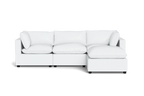 Mi Casa Furniture Pillow Cushion Sofa 122" + Ottoman