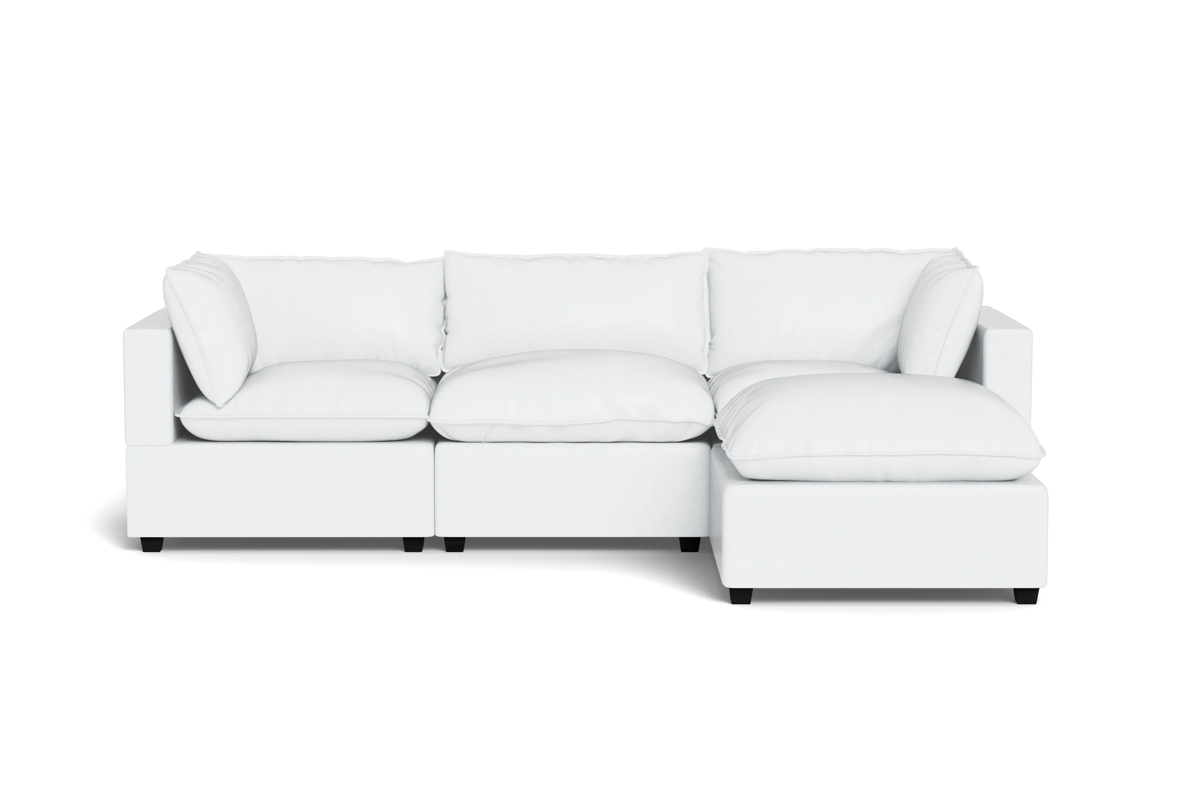 Mi Casa Furniture Pillow Cushion Sofa 122" + Ottoman