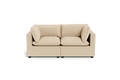 Kova Pillow Cushion Sofa 86" - front view in living room