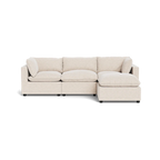 Mi Casa Furniture Pillow Cushion Sofa 122" + Ottoman