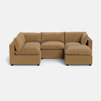 Mi Casa Furniture Pillow Cushion L-Shape + Ottoman