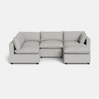 Mi Casa Furniture Pillow Cushion L-Shape + Ottoman