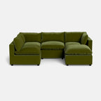 Mi Casa Furniture Pillow Cushion L-Shape + Ottoman