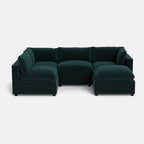 Mi Casa Furniture Pillow Cushion L-Shape + Ottoman
