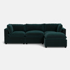 Mi Casa Furniture Pillow Cushion Sofa 122" + Ottoman